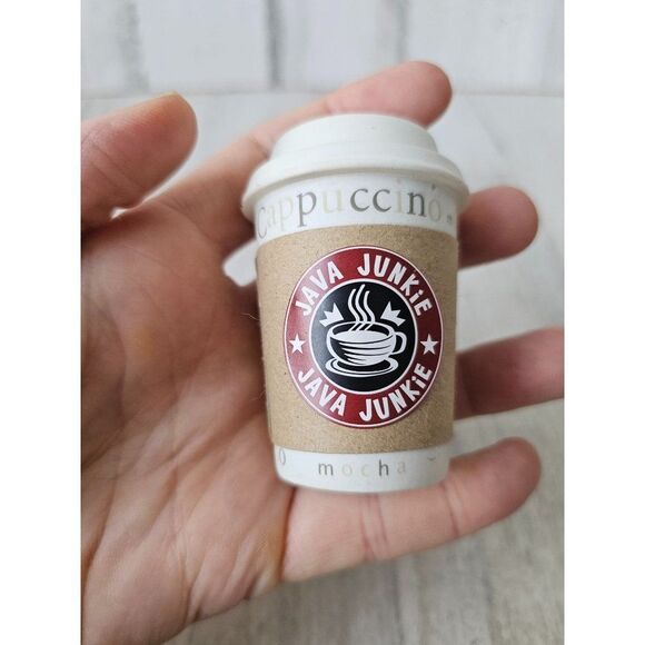 Java coffee cappuccino good cuppa ornament Hallmark espresso mug cup Xmas tree - Picture 2 of 8